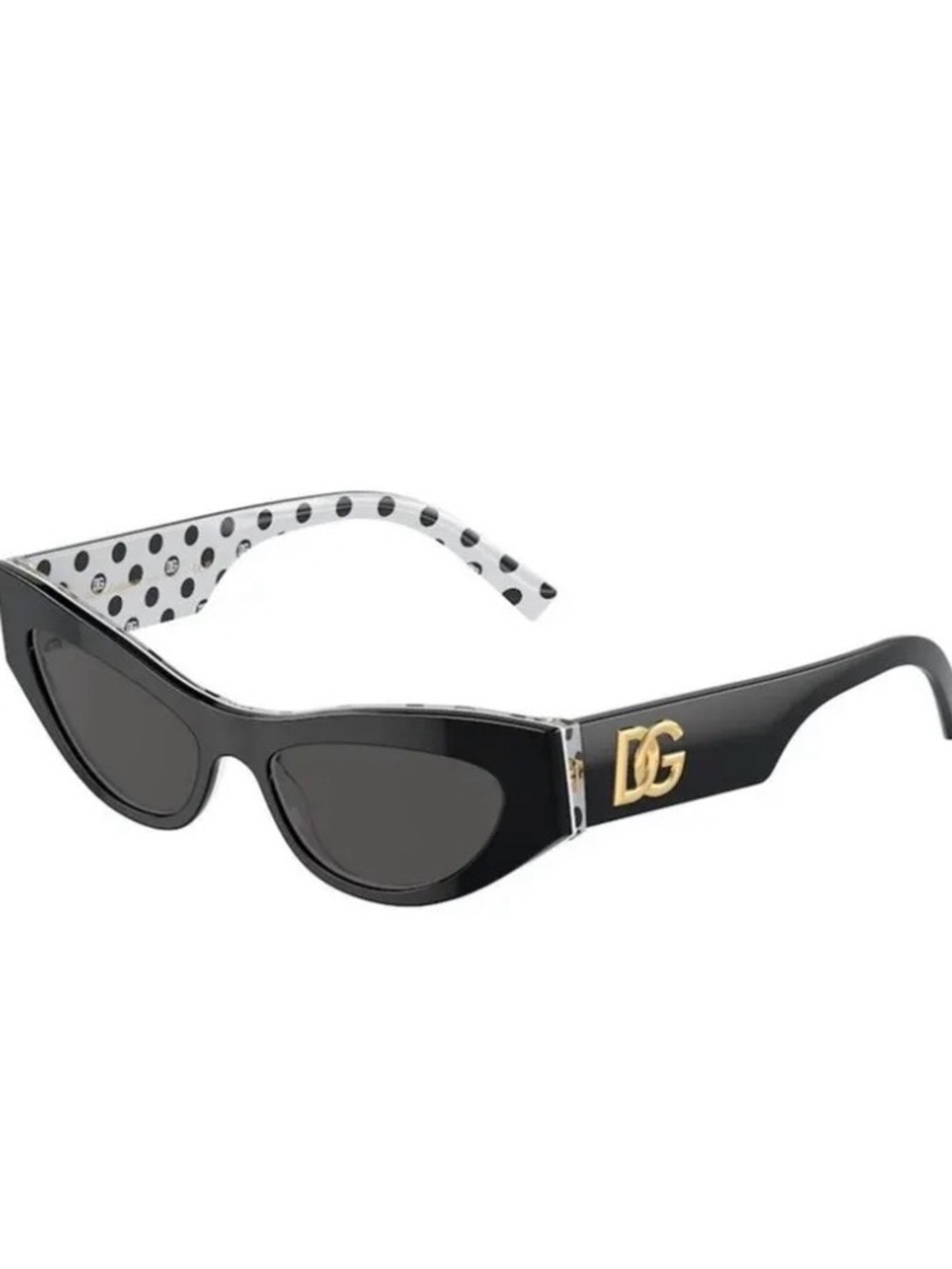 DOLCE & GABBANA 
Cat Eye Sunglasses With Logo Detail